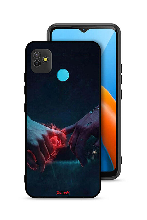 Tecno Pop 5 Protective Case Cover Burning Hands