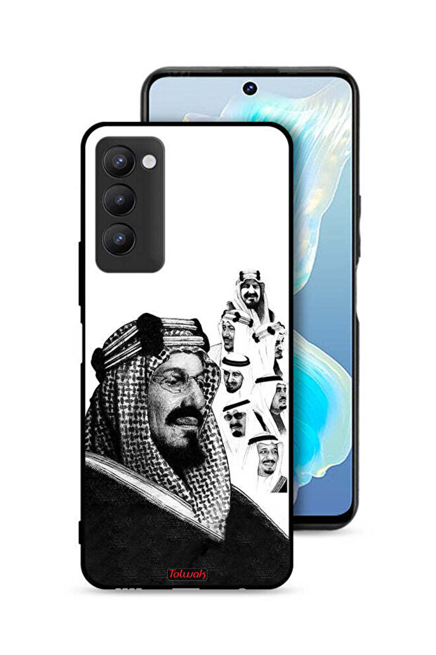 Tecno Camon 18 Protective Case Cover Kings Of Saudi Arabia BW Poster Art
