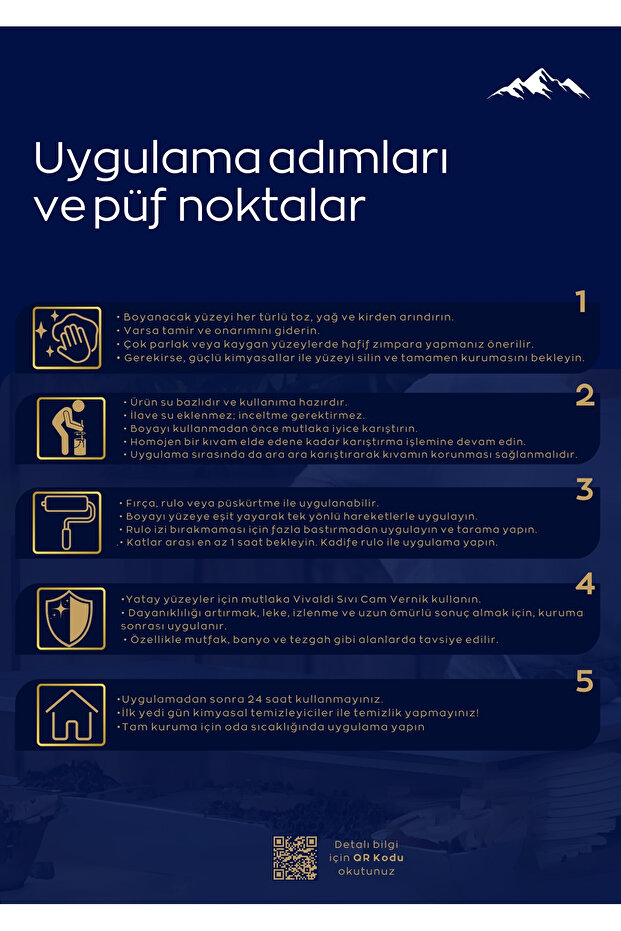 Tüm Yüzeylere Uygun Su Bazlı Lüks Dönüşüm Boyası 1LT - Dolap - Mobilya - Fayans - Mutfak-Banyo - 6