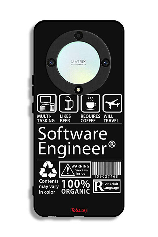 Honor X9a Protective Case Cover Software Engineer Sticker