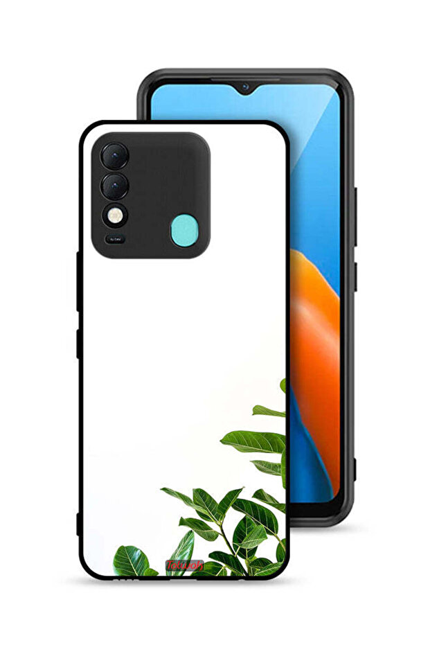 غطاء حماية لهاتف Tecno Spark 8 بطبعة أوراق جوش كالابريس