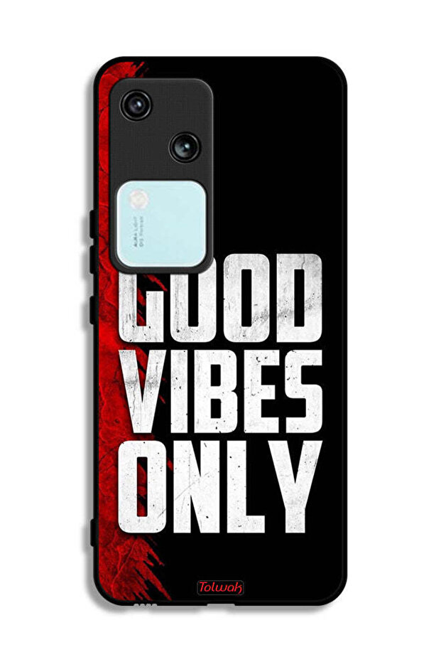 Vivo V30 5G Protective Case Cover Good Vibes Only
