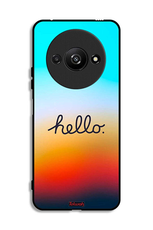 Xiaomi Redmi A3 4G Protective Case Cover Hello