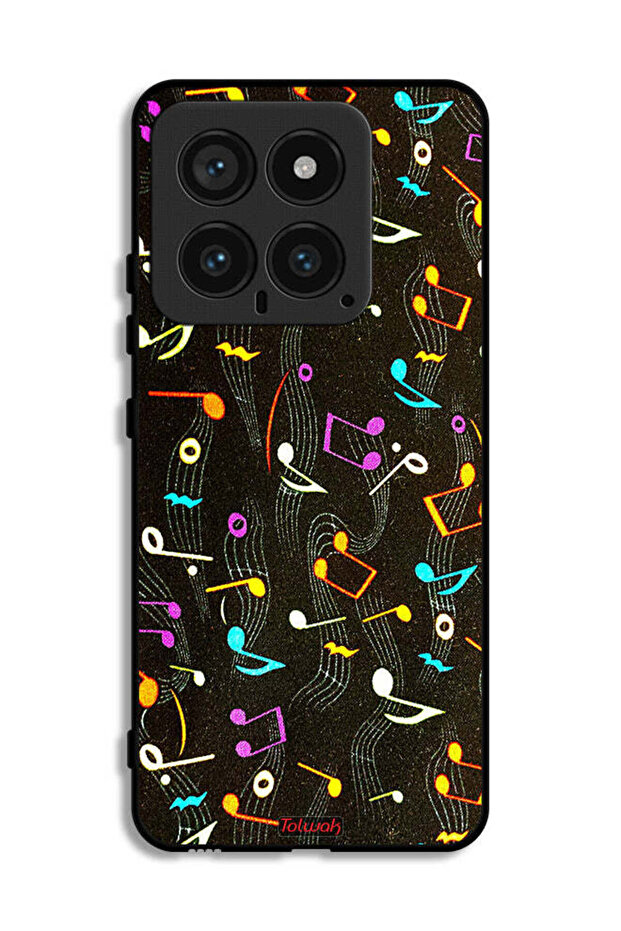 Xiaomi 14 Protective Case Cover Music Fabric Pattern