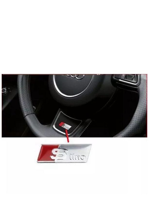 Audi Sline Direksiyon Logosu Amblemi a3 a4 a5a a6 a7 a8 s3 s4 s5 s6 - 1