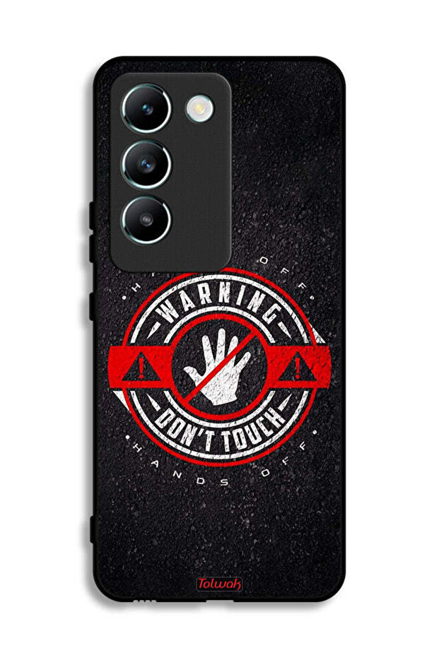 Vivo V30 Lite 4G Protective Case Cover Warning Do Not Touch