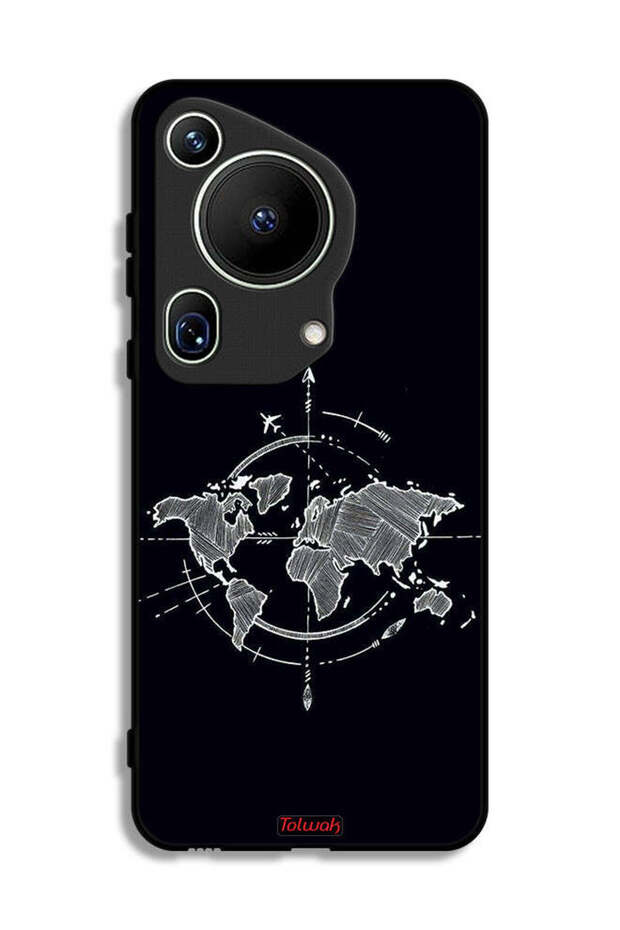Huawei Pura 70 Ultra Protective Case Cover Compass Art