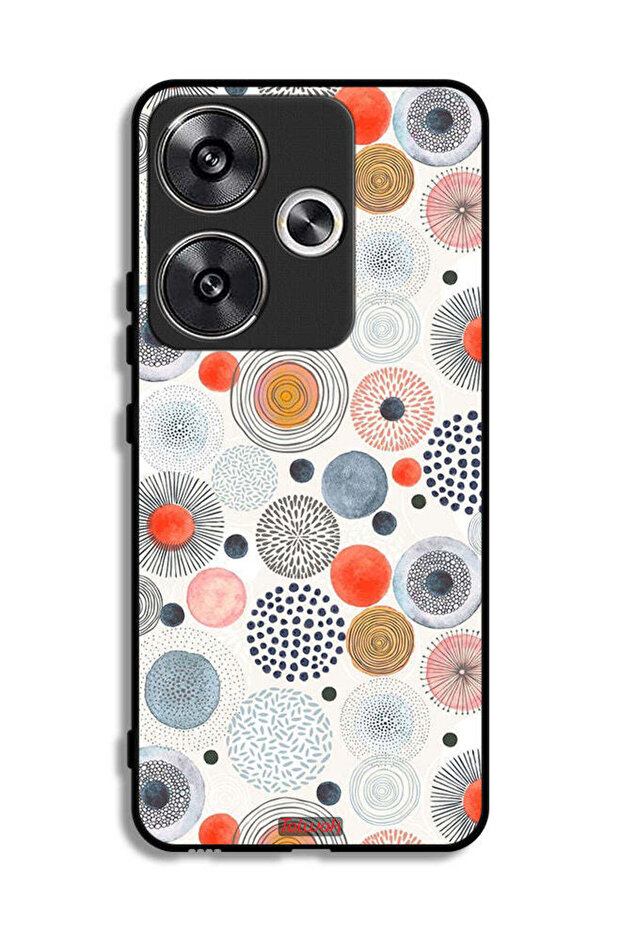 Xiaomi Poco F6 5G Protective Case Cover Cotton Flowers Pattern