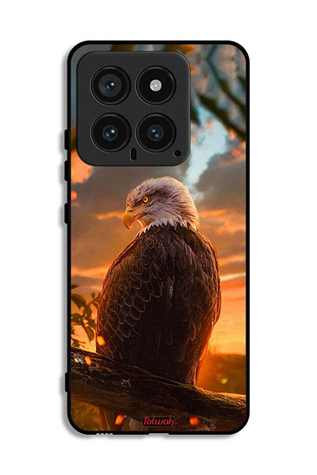 غطاء حماية لجهاز شاومي 14 بتصميم النسر - 1