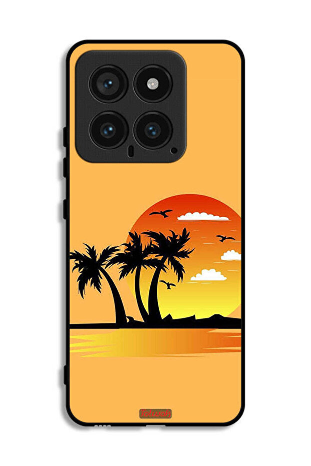 غطاء حماية لهاتف Xiaomi 14 بتصميم تجريدي