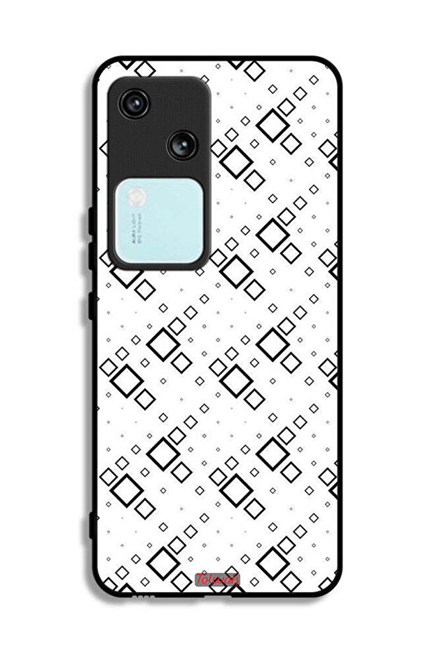 Vivo V30 5G Protective Case Cover Square Abstract Digital Art