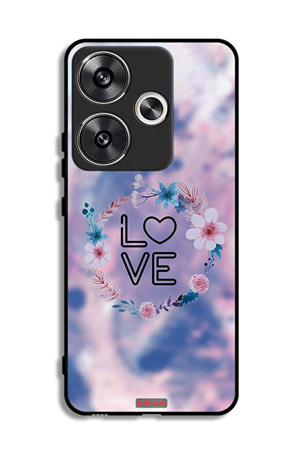 Xiaomi Poco F6 5G Protective Case Cover Love In Flowers Ring Art