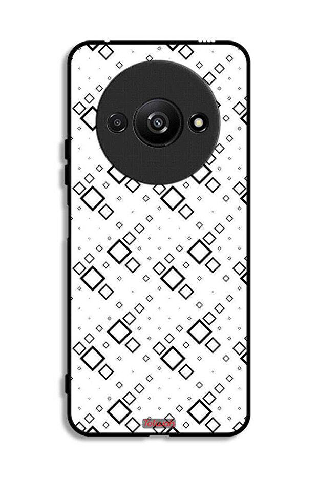 Xiaomi Redmi A3 4G Protective Case Cover Square Abstract Digital Art