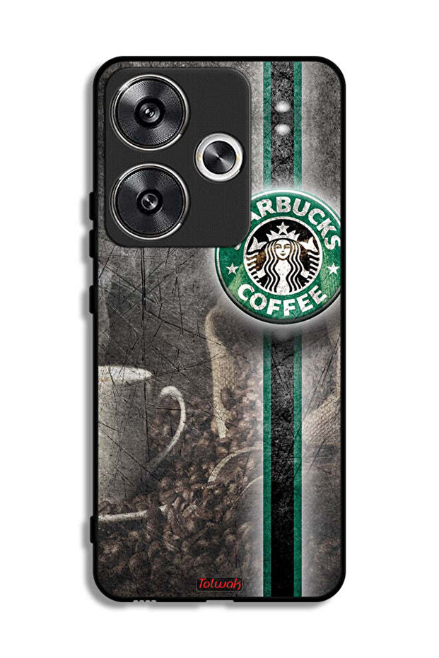 Xiaomi Poco F6 5G Protective Case Cover Coffee Art
