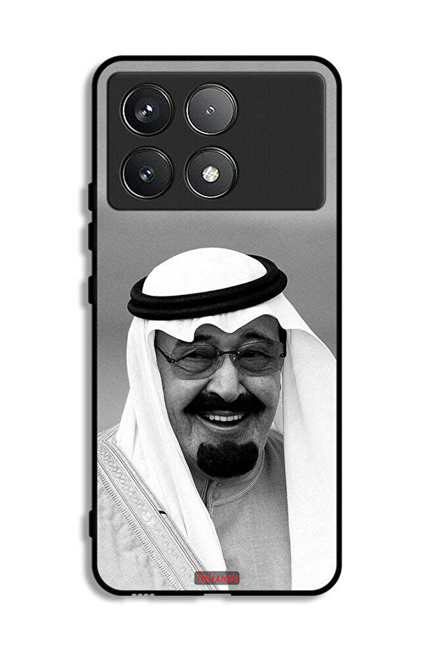 Xiaomi Poco F6 Pro Protective Case Cover King Abdullah Smiling Photo