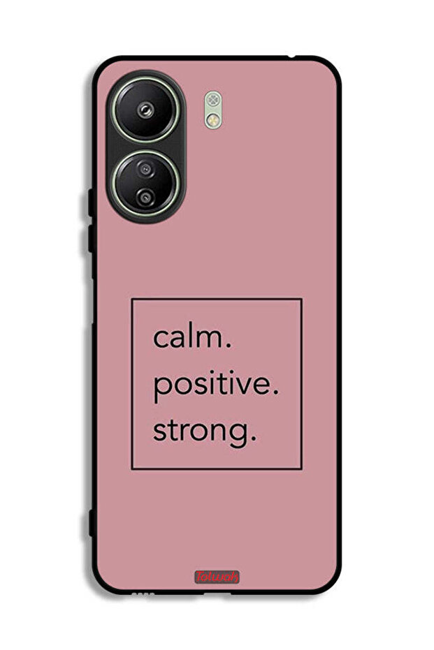 Xiaomi Redmi 13C Protective Case Cover Calm Positive Strong
