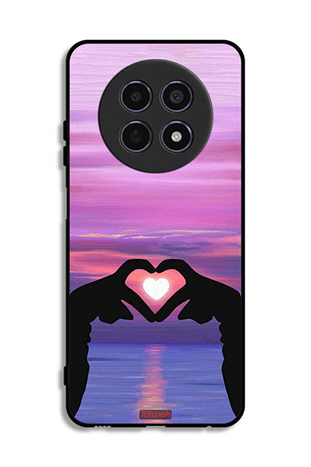 Realme 12 5G Protective Case Cover Heart Moon