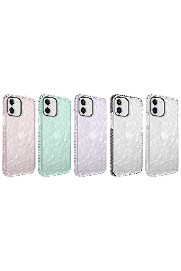 حافظة IKTK Buzz متوافقة مع هاتف iPhone 12 - أسود - 2