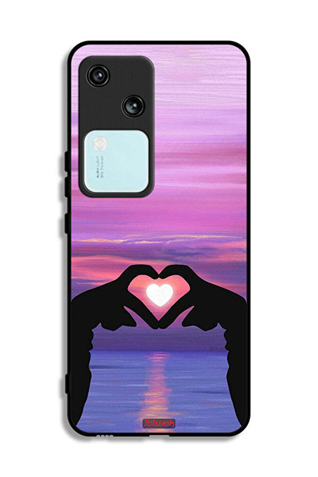 Vivo V30 5G Protective Case Cover Heart Moon