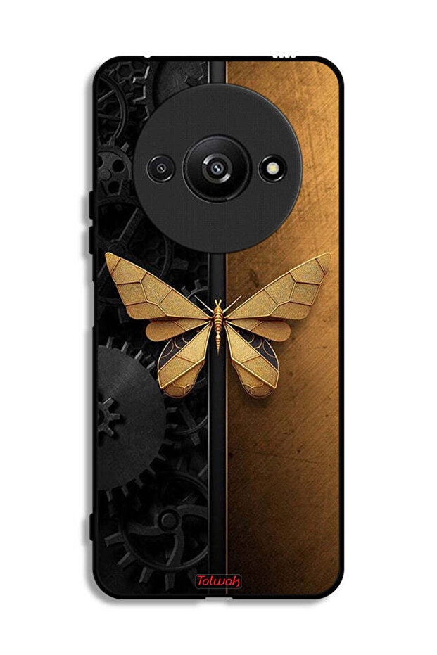 Xiaomi Redmi A3 4G Protective Case Cover Steel Butterfly