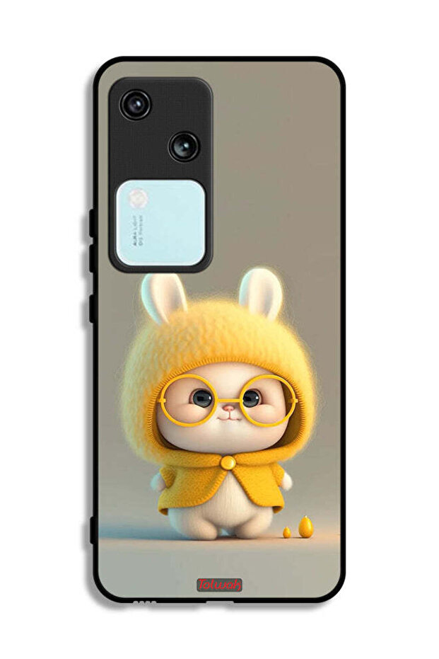 غطاء حماية لهاتف Vivo S18 5G بتصميم أرنب صغير