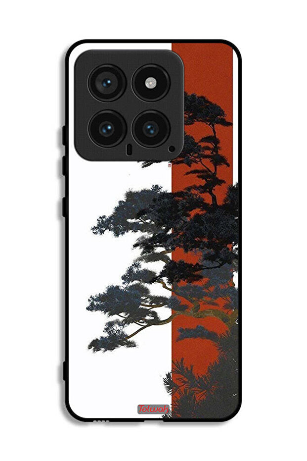 غطاء حماية لهاتف Xiaomi 14 بتصميم شجرة