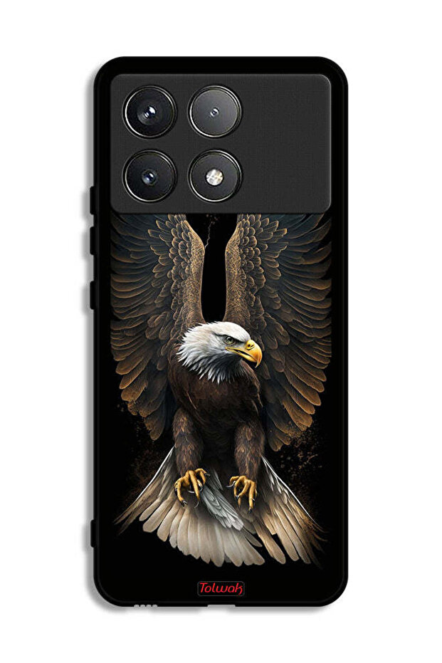 Xiaomi Poco F6 Pro Protective Case Cover Eagle Spread Wings