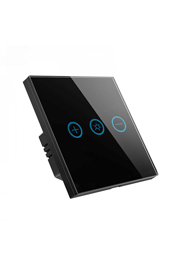 مفتاح ذكي للتحكم في شدة الاضاءة (ديمر) - اسود - 1