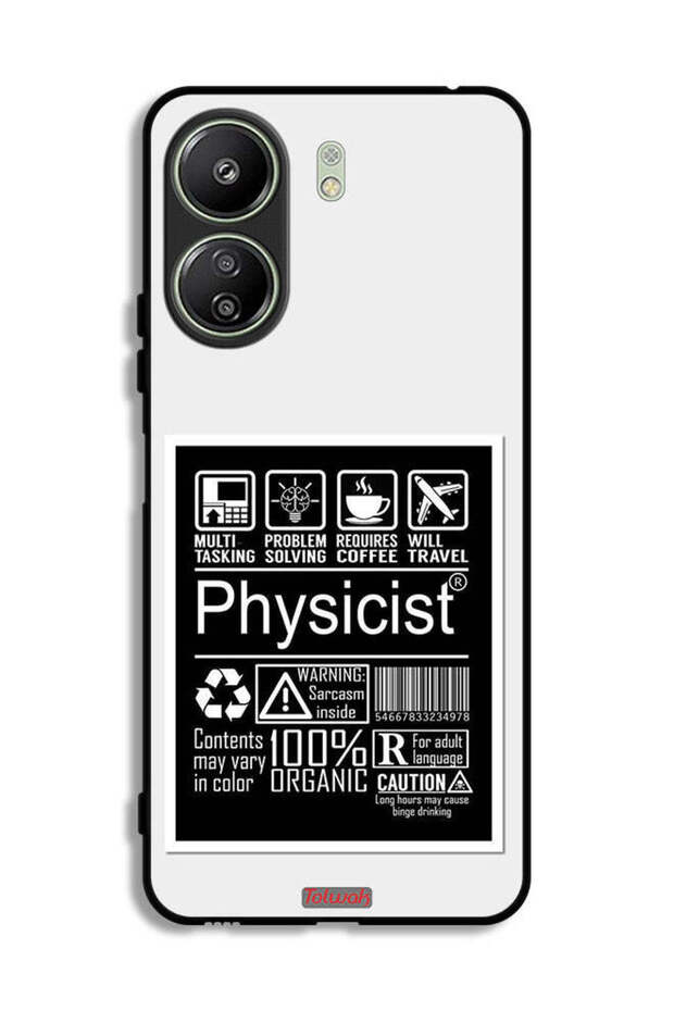 Xiaomi Redmi 13C Protective Case Cover Physicist Sticker