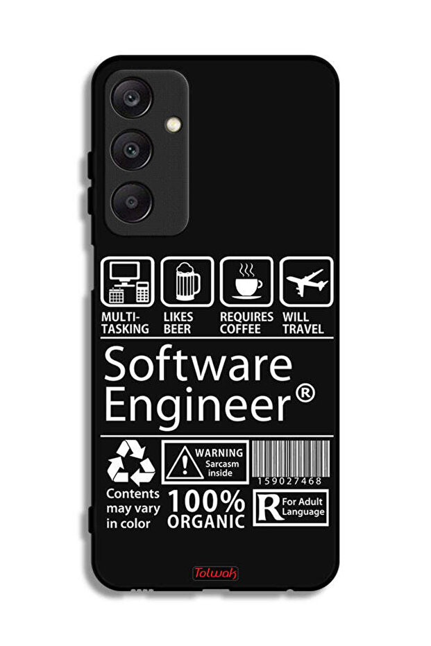 غطاء حماية لهاتف Samsung Galaxy A25 5G، ملصق مهندس برمجيات