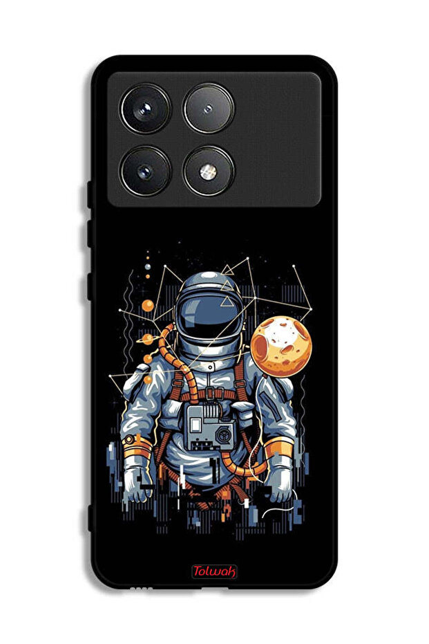 Xiaomi Poco F6 Pro Protective Case Cover Astronaut Abstract Art