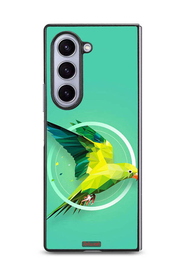 Samsung Galaxy Z Fold6 Protective Case Cover Parrot Abstract Art