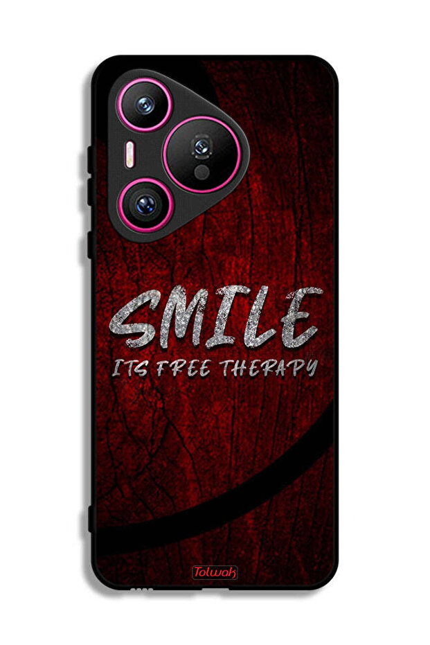 Huawei Pura 70 Protective Case Cover Smile Its Free Therapy