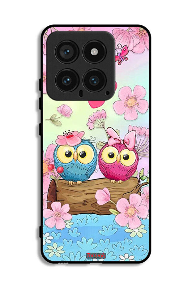 Xiaomi 14 Protective Case Cover Cute Owls Art