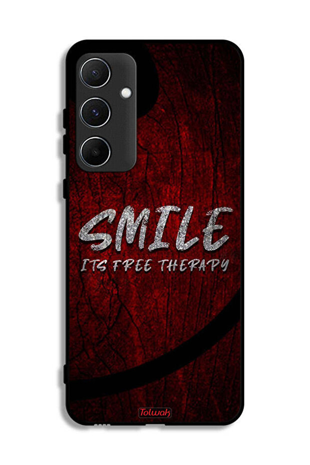 Samsung Galaxy A55 5G Protective Case Cover Smile Its Free Therapy