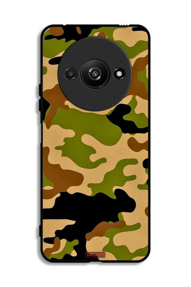Xiaomi Redmi A3 4G Protective Case Cover Camouflage Abstract Digital Pattern