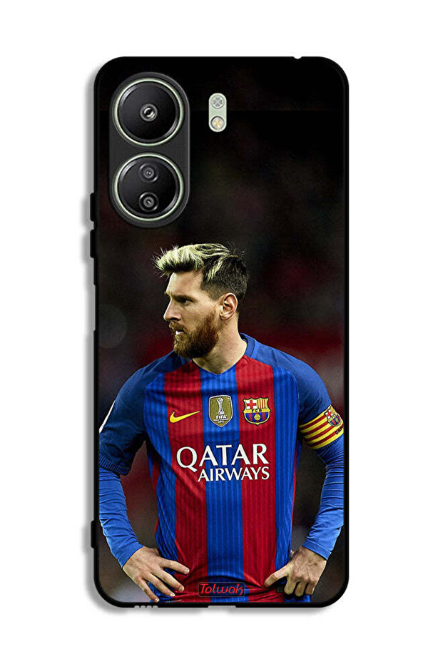 Xiaomi Redmi 13C Protective Case Cover Messi Barcelona