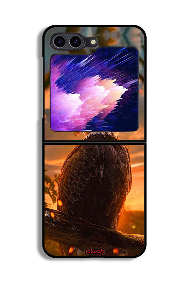 غطاء حماية بتصميم نسر من سامسونج جالكسي Z Flip6