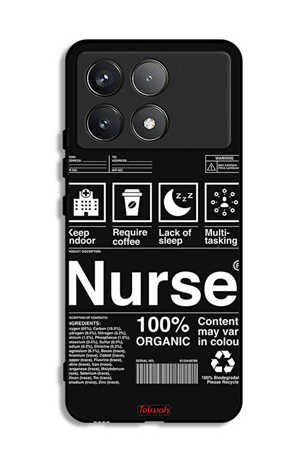 Xiaomi Redmi K70 Pro Protective Case Cover Nurse Sticker