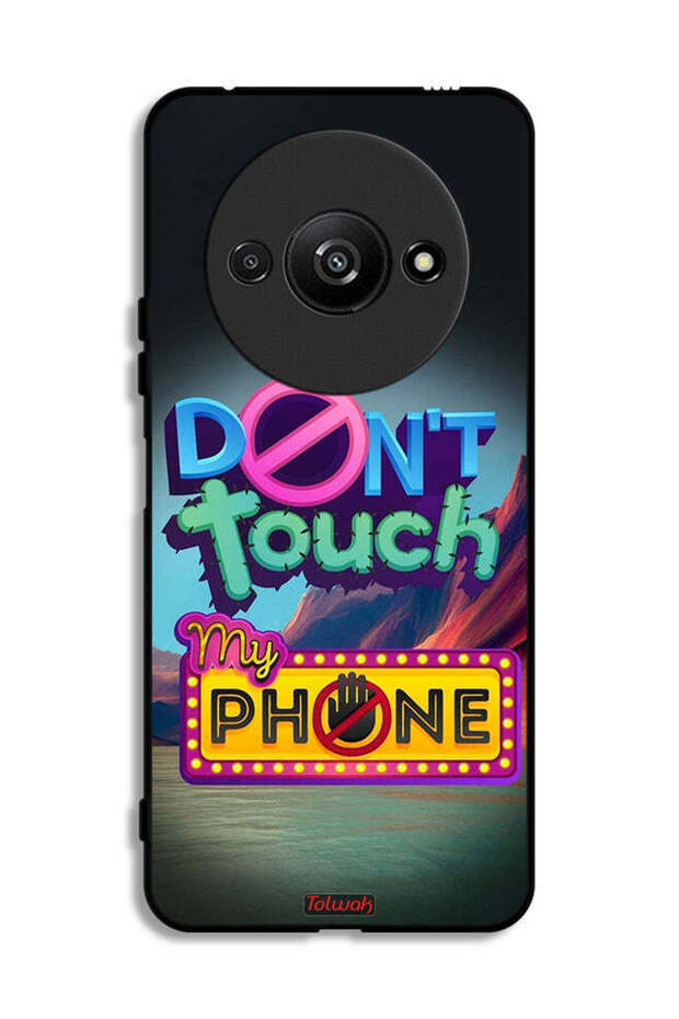 Xiaomi Redmi A3 4G Protective Case Cover Do Not Touch My Phone