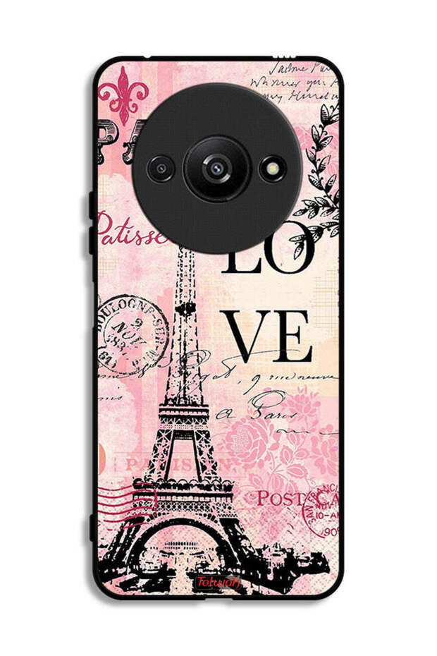 Xiaomi Redmi A3 4G Protective Case Cover Paris Love