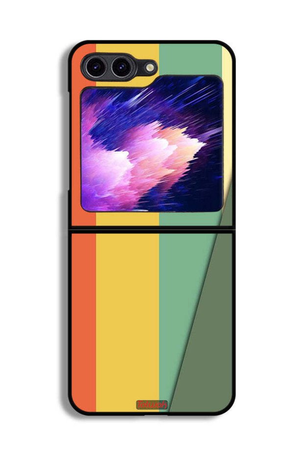 غطاء حماية لهاتف Samsung Galaxy Z Flip6 بنمط بسيط