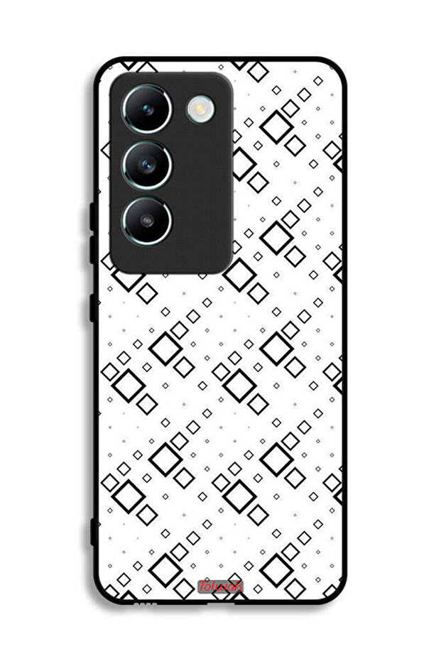 Vivo V30 Lite 4G Protective Case Cover Square Abstract Digital Art
