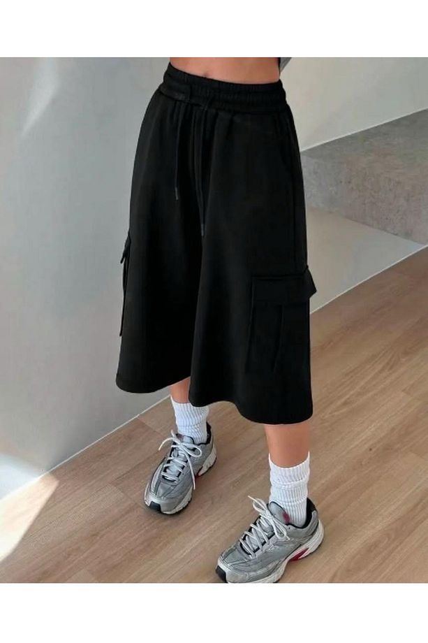 Y2k Trend Unisex Kargo Cep Şort Bermuda - 2