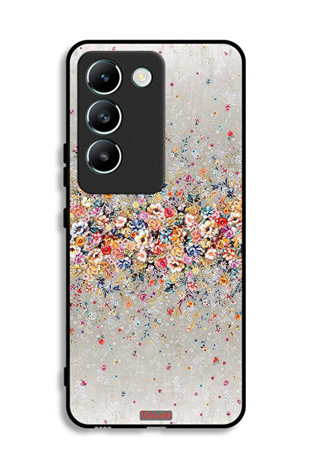 Vivo V30 Lite 4G Protective Case Cover Small Flowers Abstract Art