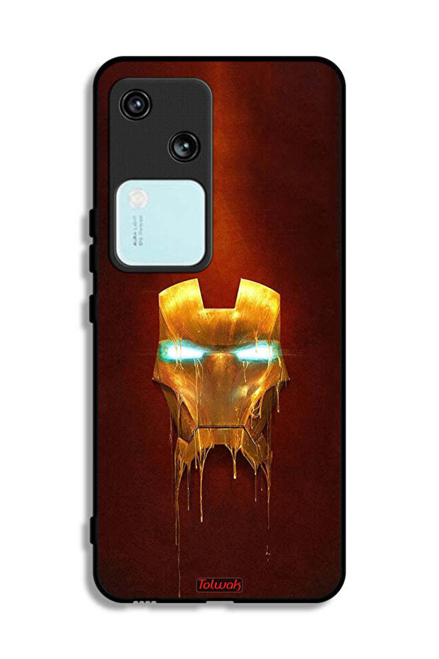 غطاء حماية لهاتف Vivo S18 5G بطبعة الرجل الحديدي من Marvel Comics