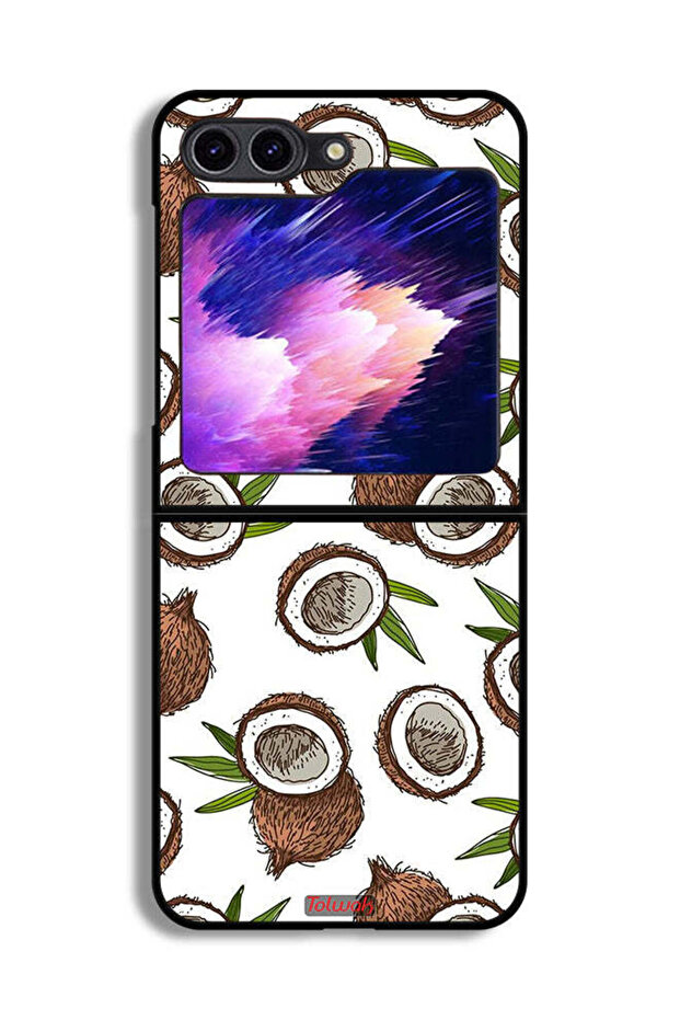 غطاء حماية لهاتف Samsung Galaxy Z Flip6 - جوز الهند