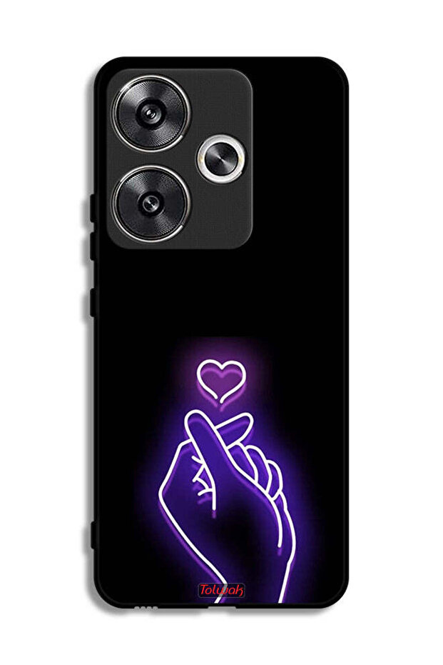 Xiaomi Poco F6 5G Protective Case Cover Snap Small Heart