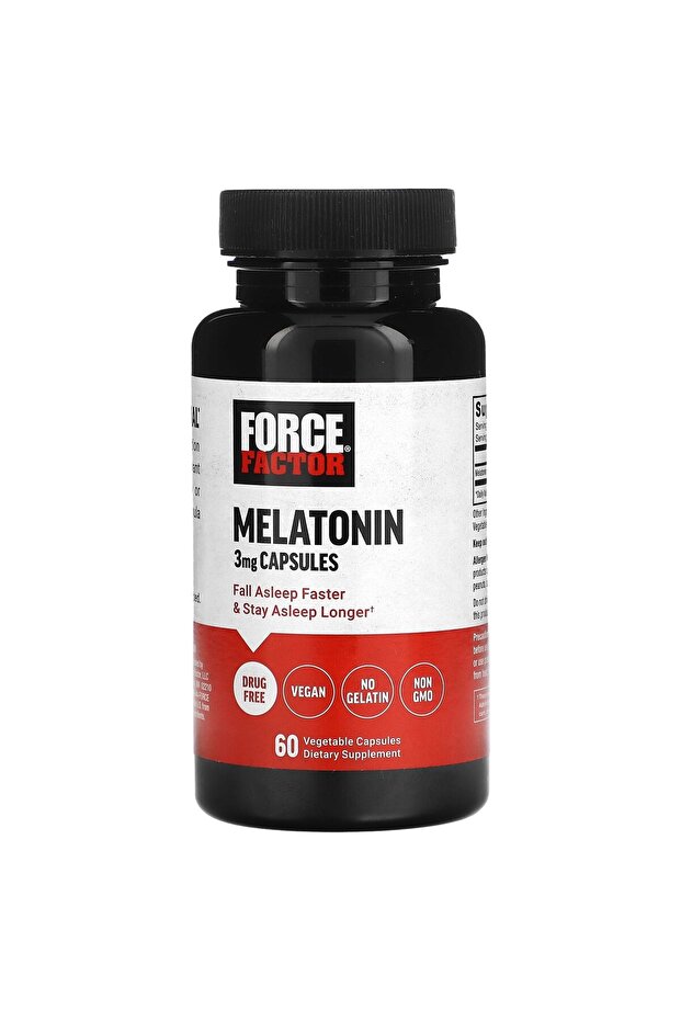 Melatonin, 3 mg, 60 Vegetable Capsules - 2