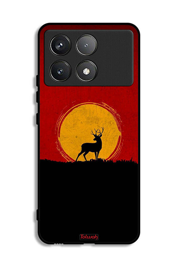 Xiaomi Redmi K70 Pro Protective Case Cover Deer And Moon Artwork